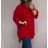 Košeľa oversize dlhý rukáv dámska nadrozmer prúžok (2XL/3XL ONE SIZE) TALIANSKA MÓDA IM422107