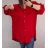 Košeľa oversize dlhý rukáv dámska nadrozmer prúžok (2XL/3XL ONE SIZE) TALIANSKA MÓDA IM422107