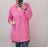 Tunika košeľová s opaskom krátky rukáv dámska nadrozmer (XL/2XL ONE SIZE) TALIANSKA MÓDA IMJ22008
