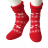 Ponožky Vianočné veselé soby teplej termo dámske (36-40) POĽSKÁ MODA DPP20023B