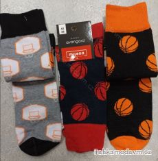 Ponožky veselé pánske basket (42-46) POLSKÁ MÓDA DPP21263
