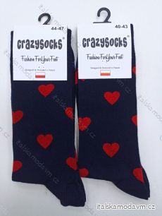 Ponožky veselé valentín pánske (40-47) POLSKÁ MÓDA DPP22028