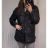 Bunda šušťáková dámska (L / XL ONE SIZE) TALIANSKÁ MÓDA IMM211423 čierna L/XL one size