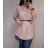 Šaty elegantný s pásikom douhý rukáv (L/XL ONE SIZE) TALIANSKÁ MÓDA IMM21u3297 čierna L/XL one size