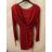 Šaty elegantný dlhý rukáv dámske (S/M ONE SIZE) TALIANSKA MÓDA IMM211624