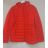 Bunda jarná slabá dámska nadrozmer (3XL-7XL) LIBLAN HKW22LD-7218 červená 7XL