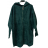 Kabát alpaka na zip dlouhý rukáv dámský (S/M ONE SIZE) POLSKÁ MÓDA IMWA217928 camel hnědá S/M