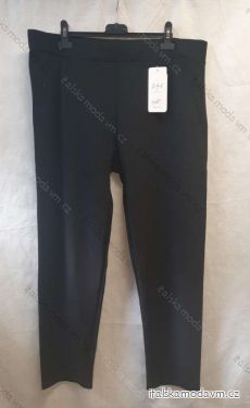 Nohavice  elegantné dlhé slabé dámske nadrozměr (5XL-7XL / čierna)  SMI22A-104