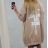 Mikina teplá predĺžená dámske oversized (uni s / m) Talianska móda IMT20h1778
