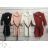 Šaty elegantní košilové dlouhý rukáv dámské (S/M ONE SIZE) ITALSKÁ MÓDA IMWD21809/DR S/M Černá