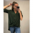 Košile/halenka 3/4 rukáv dámská oversize (S/M ONE SIZE) ITALSKá MóDA IMM21103/DR vínová S/M