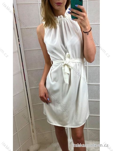 Šaty letné krátke dámske poliesterové (uni s / m) TALIANSKÁ MÓDA IM919470