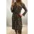 Šaty elegantné košeľové dlhý rukáv dámske (UNI S / L) TALIANSKÁ MÓDA IMWA20915 vzor-1