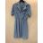 Šaty košeľové krátky rukáv dámske (S / M ONE SIZE) TALIANSKÁ MÓDA IM921246/DR S / M one size biela