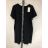 Šaty s páskem krátký rukáv dámské (S/M ONE SIZE) ITALSKÁ MÓDA IMWD2125450/DR S/M one size bílá