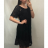 Šaty krajkové carnen krátký rukáv dámské (M/XL ONE SIZE) ITALSKÁ MÓDA IMD22162