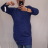 Šaty klasik teplé dlouhý rukáv dámské (2XL ONE SIZE) ITALSKÁ MÓDA IM321534/DR ČERVENÁ