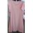 Šaty krátke letné bez rukávov dámske (S / M ONE SIZE) TALIANSKÁ MÓDA IMM21711/DR S / M béžová