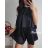 Overal elegantní krátký bez rukávů dámský (uni S/M) MODA ITALY IMM200493/DR S/M one size fialová