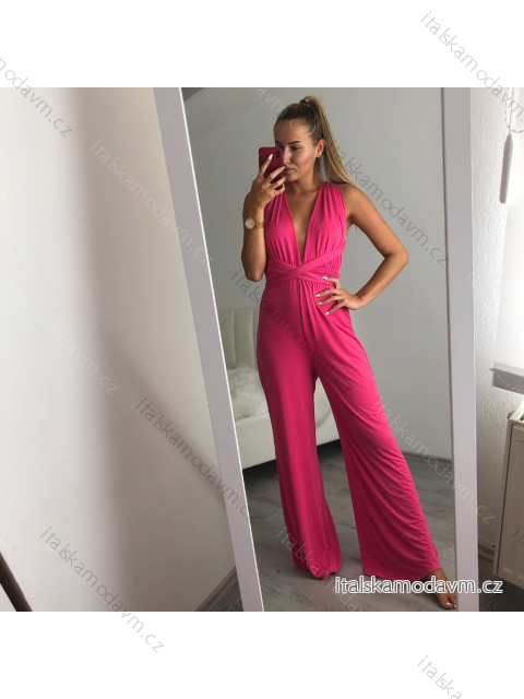 Overal dlhý elegantný IceCool zaväzovacie dámsky (S / M ONE SIZE) TALIANSKÁ MÓDA IMM211560 / DR