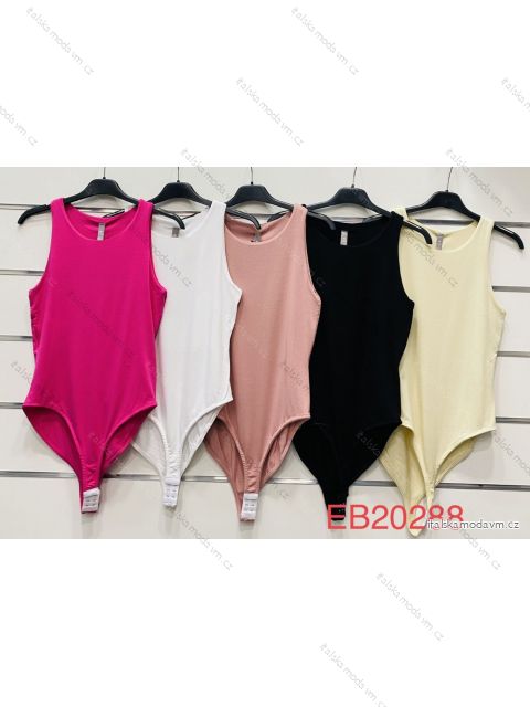 Body letné na ramienka dámske (S / M ONE SIZE) TALIANSKÁ MÓDA IMWK21EB20288