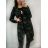 Cardigan s kapucňou dámsky maskáčoch (uni m/l) TALIANSKÁ MÓDA MIE008 IM518004