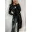 Cardigan mikina na zip s kapucňou dámsky maskáč (uni m/l) TALIANSKÁ MÓDA IM519405