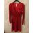 Šaty elegantný dlhý rukáv dámske (S/M ONE SIZE) TALIANSKA MÓDA IMWG21051/DR