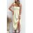 Šaty letné dlhé na ramienka žabičkované dámske (S / M / L ONE SIZE) TALIANSKÁ MÓDA IMWM215803 ružová