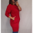 Šaty klasik krátky rukáv dámske (2XL/3XL/4XL) TALIANSKÁ MÓDA IM321245 / DUR smaragdová