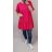 Šaty voľnočasové krátký rukáv dámske nadrozmer (2XL/3XL ONE SIZE) TALIANSKA MODA IMD22107