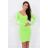 Sukienka Ragged zielony neon