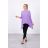 Bluzka oversize fioletowy
