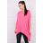 Bluzka oversize różowy neon