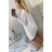 Bluza oversize z asymetrycznymi bokami biała