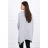 Bluza oversize z asymetrycznymi bokami szara