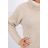 Sweter z dłuższymi bokami jeans