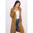 Sweter Kardigan splot warkocz camelowy