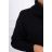 Sweter z golfem czarny