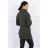 Sweter z golfem khaki