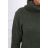 Sweter z golfem khaki