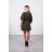 Sukienka nietoperz Oversize khaki