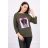 Blúzka American Girl khaki S / M - L / XL s grafikou