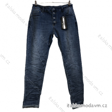 Nohavice Rifle jeans baggy nízky sed dámske (S-XL) TALIANSKÁ MÓDA IM5213D-6797