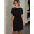 Šaty krátke letné krátky rukáv dámske (L/XL ONE SIZE) TALIANSKA MÓDA IMD22267