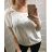 Tričko krátky rukáv dierkovanie dámske nadrozměr (uni xl-3XL) TALIANSKÁ MÓDA IM518201