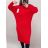 Šaty dlhé pletené s rolákom dlhý rukáv dámske (L / XL ONE SIZE) TALIANSKÁ MÓDA IM4212551 čierna L/XL one size