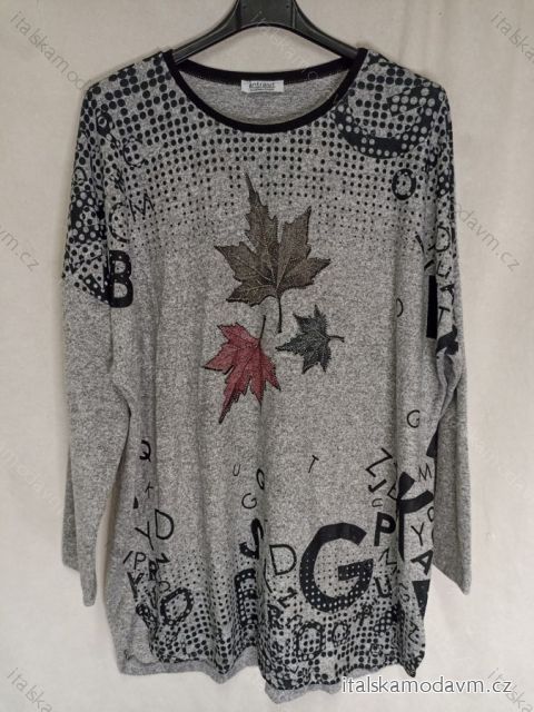 Tunika teplá dlhý rukáv dámska nadrozmer (4XL/5XL ONE SIZE)TURECKÁ MODA TME22002/DR