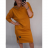 Šaty dlouhý rukáv s kapucí dámské (2xl/3xl ONE SIZE) ITALSKÁ MODA IM421588/DR čierna 2XL / 3XL ONE SIZE