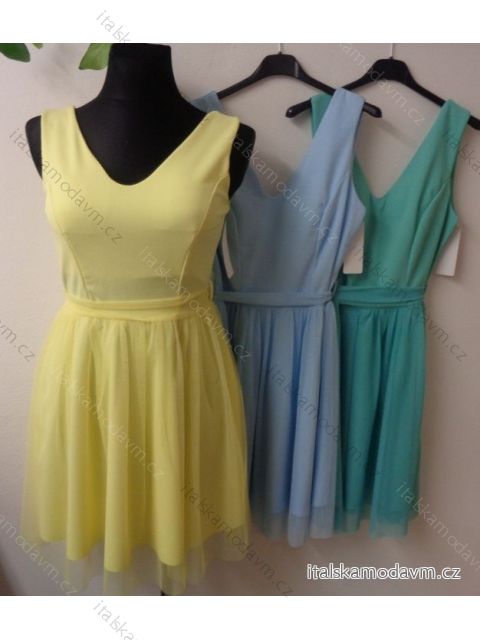 Šaty bez rukávov dámske (uni sl) TALIANSKÁ MÓDA IM9177549